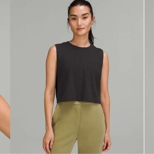 lululemon All Yours Cropped Cotton Tank Top